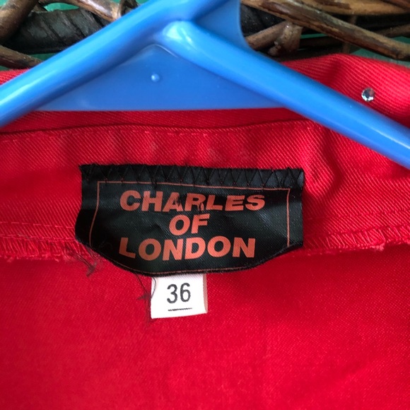 Red Riot Girl Jacket - Charles of London Sz UK 36 - Picture 3 of 5